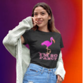 ICH BIN SO EXTRAVAGANT FLAMINGO LADIES T - SHIRT T