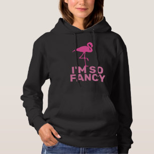 ICH BIN SO EXTRAVAGANT LADIES FLAMINGO HOODIES HOO