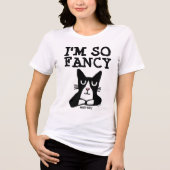 ICH BIN SO EXTRAVAGANT, PANDA KITTY TUXEDO CAT-T - Tri-Blend SHIRT (Vorderseite)