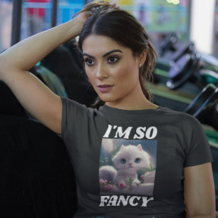ICH BIN SO EXTRAVAGANT WEISS KITTEN GROSSE AUGEN T T-Shirt
