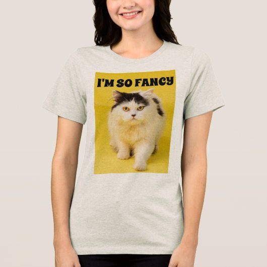 ICH BIN SO EXTRAVAGANTE CAT-T - SHIRT (Vorderseite)