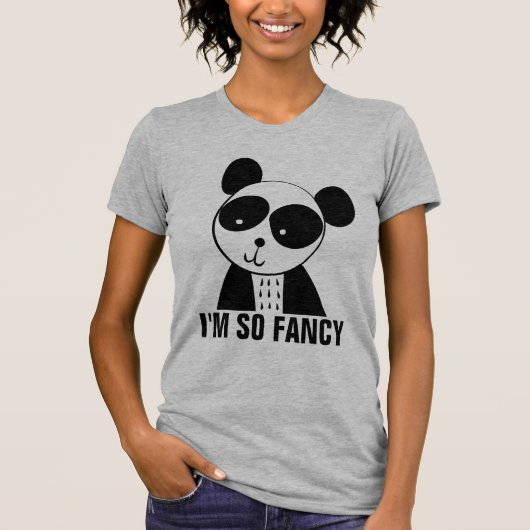 ICH BIN SO EXTRAVAGANTE PANDA-BEAR-T - SHIRT (Vorderseite)