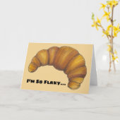 Ich bin so flaky Funny vergessen Sie Ihren Geburts Karte (Gelbe Blume)