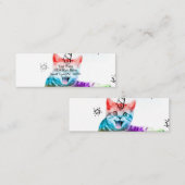 Ich bin so fleißig! mini visitenkarte (Vorne/Hinten)