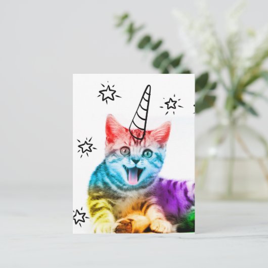 Ich bin so fleißig! postkarte (Stehend Vorderseite)