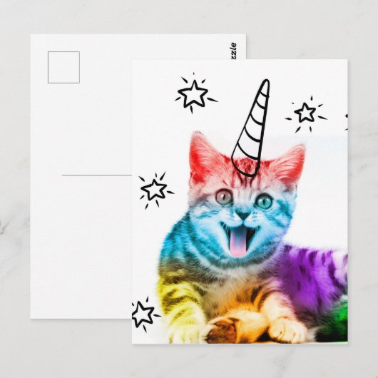 Ich bin so fleißig! postkarte (Vorne/Hinten)