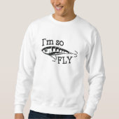 Ich bin so fliegend sweatshirt (Vorderseite)