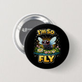 Ich bin so flott button (Vorne & Hinten)
