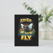 Ich bin so flott postkarte (Stehend Vorderseite)