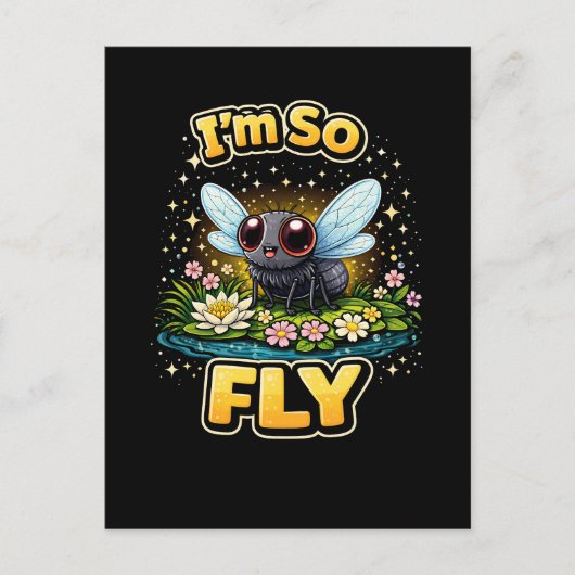 Ich bin so flott postkarte (Vorderseite)