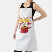 Ich bin so Fondue du Kawaii Fondue Pun T - Shirt Schürze (InSitu)