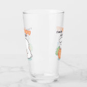 Ich bin so froh: Bunny Hugging Carrot Pillow Glas (Links)