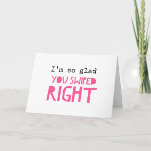 Ich bin so froh, dass du dich mit rechter Notecard Karte