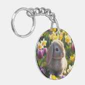 Ich bin so froh, dass es Frühling ist Schlüsselanhänger (Vorderseite links)