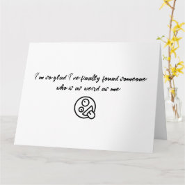 Ich bin so froh, dass ich endlich jemanden gefunde karte