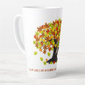 Ich bin so froh, dass ich in einer Welt lebe. Milchtasse (Linke Ecke)