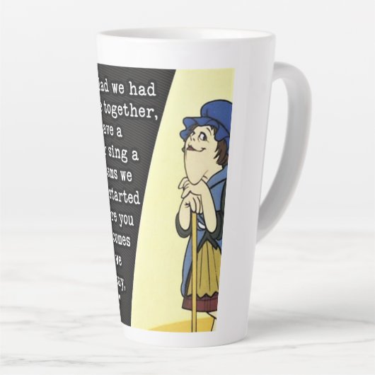 Ich bin so froh, dass wir diesmal gemeinsam Tasse (Rechte Ecke)