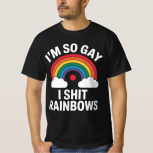 Ich bin so Gay Rainbows Funny LGBTQ Pride Ally T-Shirt