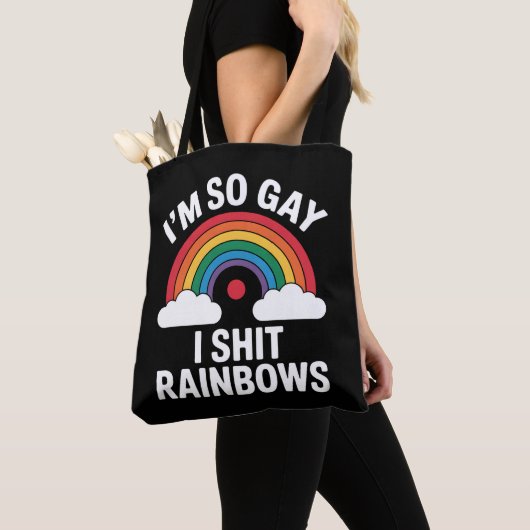 Ich bin so Gay Rainbows Funny LGBTQ Pride Ally Tasche (Von Nahem)