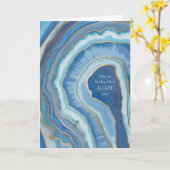 Ich bin so glücklich, dass du die Grußkarte bekomm Karte (Gelbe Blume)