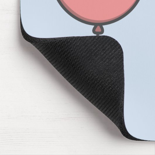 Ich bin so glücklich, dass ich brechen könnte! mousepad (Ecke)