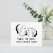 ICH BIN SO GUT, DASS DU DIE REZEPTION WILL POSTKARTE (Stehend Vorderseite)