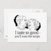 ICH BIN SO GUT, DASS DU DIE REZEPTION WILL POSTKARTE (Vorne/Hinten)