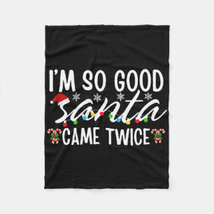Ich bin so gut, der Weihnachtsmann kam zweimal Lus Fleecedecke
