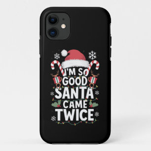 Ich bin so gut, der Weihnachtsmann kam zweimal Wei Case-Mate iPhone Hülle