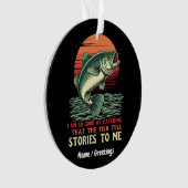 Ich bin so gut im Fang von Fisch Ornament (Vorderseite)