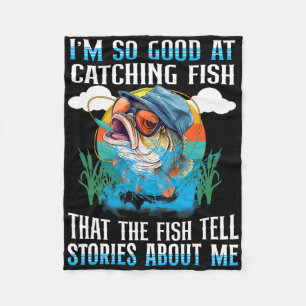 Ich bin so gut im Fische Fangen, dass die Fische e Fleecedecke