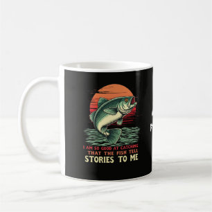 Ich bin so gut im Fische Fangen Kaffeetasse