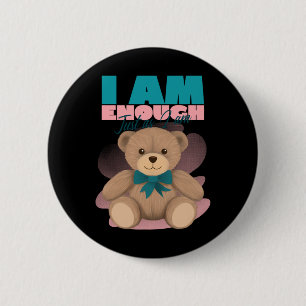 Ich bin so gut, wie ich positive Vibes Affirmatie  Button