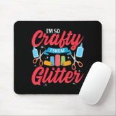 Ich bin so handwerklich begabt, ich schwitze Glitt Mousepad (Mit Mouse)