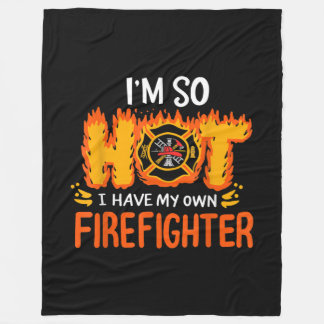 Ich bin so heiß, dass ich meinen eigenen Feuerwehr Fleecedecke