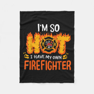 Ich bin so heiß, dass ich meinen eigenen Feuerwehr Fleecedecke
