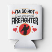 Ich bin so heiß, dass ich mit meinem eigenen Feuer Dosenkühler (Rückseite)