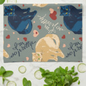 Ich bin so hübsche Katze! Handtuch (Gefaltet)