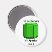 Ich bin so hungrig, mein Apatite ist ein 5 Magnet (Vorderseite/Rückseite)