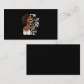 Ich bin so in der Straße, schauen Sie beide Wege,  Visitenkarte (Vorne/Hinten)