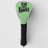 Ich bin so Kamala Brat Green Meme Golf Headcover (Vorderseite)