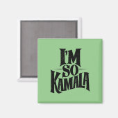 Ich bin so Kamala Brat Green Meme Magnet (Vorderseite/Rückseite)