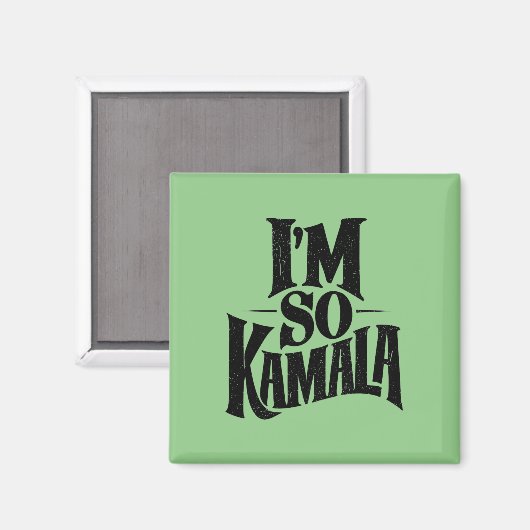Ich bin so Kamala Brat Green Meme Magnet (Vorderseite/Rückseite)