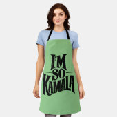 Ich bin so Kamala Brat Green Meme Schürze (Getragen)