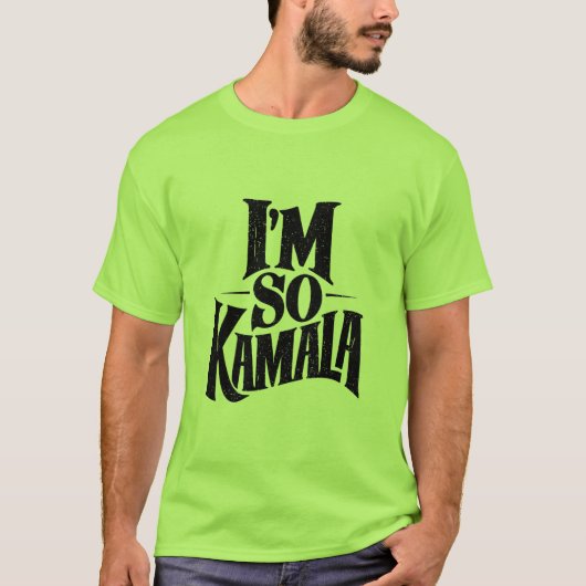 Ich bin so Kamala Brat Green Meme T-Shirt (Vorderseite)