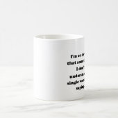 Ich bin so klug kaffeetasse (Mittel)