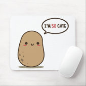 Ich bin so niedlich Kartoffel Mousepad (Mit Mouse)