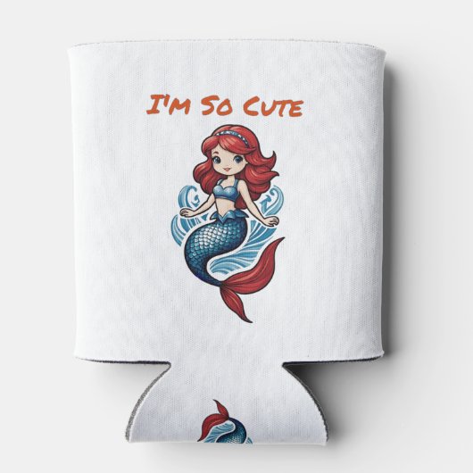 Ich bin so Niedlich Mermaid Thunder_Cove Dosenkühler (Rückseite)