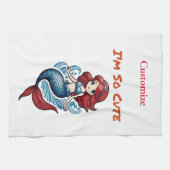 Ich bin so Niedlich Mermaid Thunder_Cove Geschirrtuch (Horizontal)