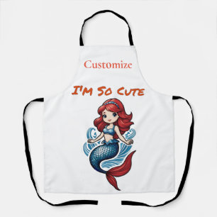 Ich bin so Niedlich Mermaid Thunder_Cove Schürze